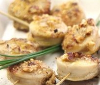 Bouches de boudin blanc aux noisettes