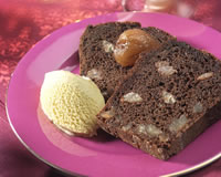 Cake cacao et marrons glacs