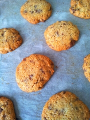 Cookies amandes et clats de chocolat