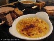 Crme brle au foie gras