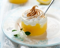 Crmes au citron meringues