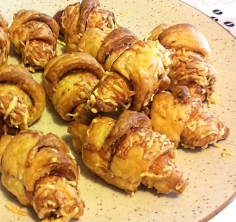 Croissants coppa gruyre