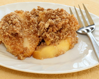 Crumble aux pommes  la cassonade
