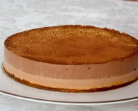 Entremet chocolat et passion
