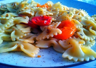 Farfalles aux tomates cerises