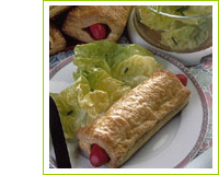 Friand  la saucisse de Francfort