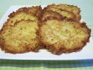 Galettes de pommes de terre au gruyre