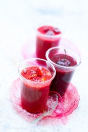 Gaspachos de fruits rouges