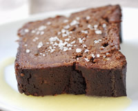 Gteau au chocolat et beurre sal 