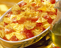 Gratin de ptes  la tomate