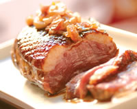 Magret de canard au miel et vinaigre balsamique