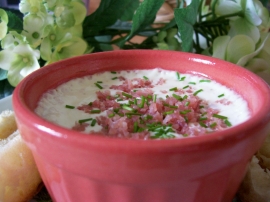 Oeuf cocotte au bacon