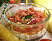 Oeufs cocotte au foie gras et jambon Serrano
