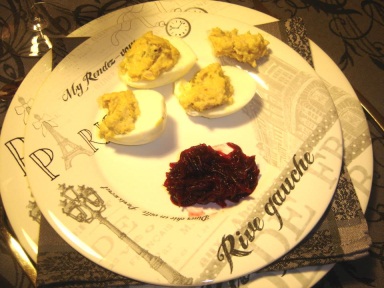 Oeufs mimosa au cpres
