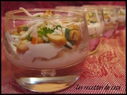 Petite verrine de crabe au fromage frais 