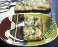 Pizza blanche au fromage  