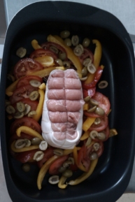 Rti de veau aux olives
