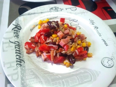 Salade cajun