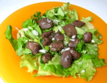Salade chaude aux gsiers