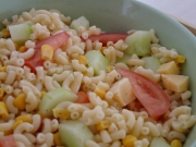 Salade de ptes froides aux crudits  