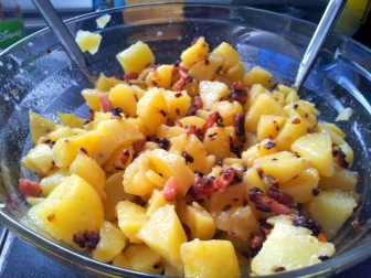 Salade de pommes de terres alsacienne