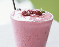 Smoothie aux framboises  