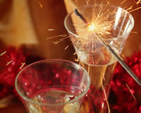 Soupe de champagne au cointreau