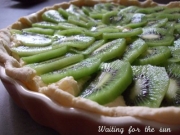 Tarte  la frangipane de citron et aux kiwis