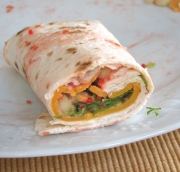 Wraps au saumon fum